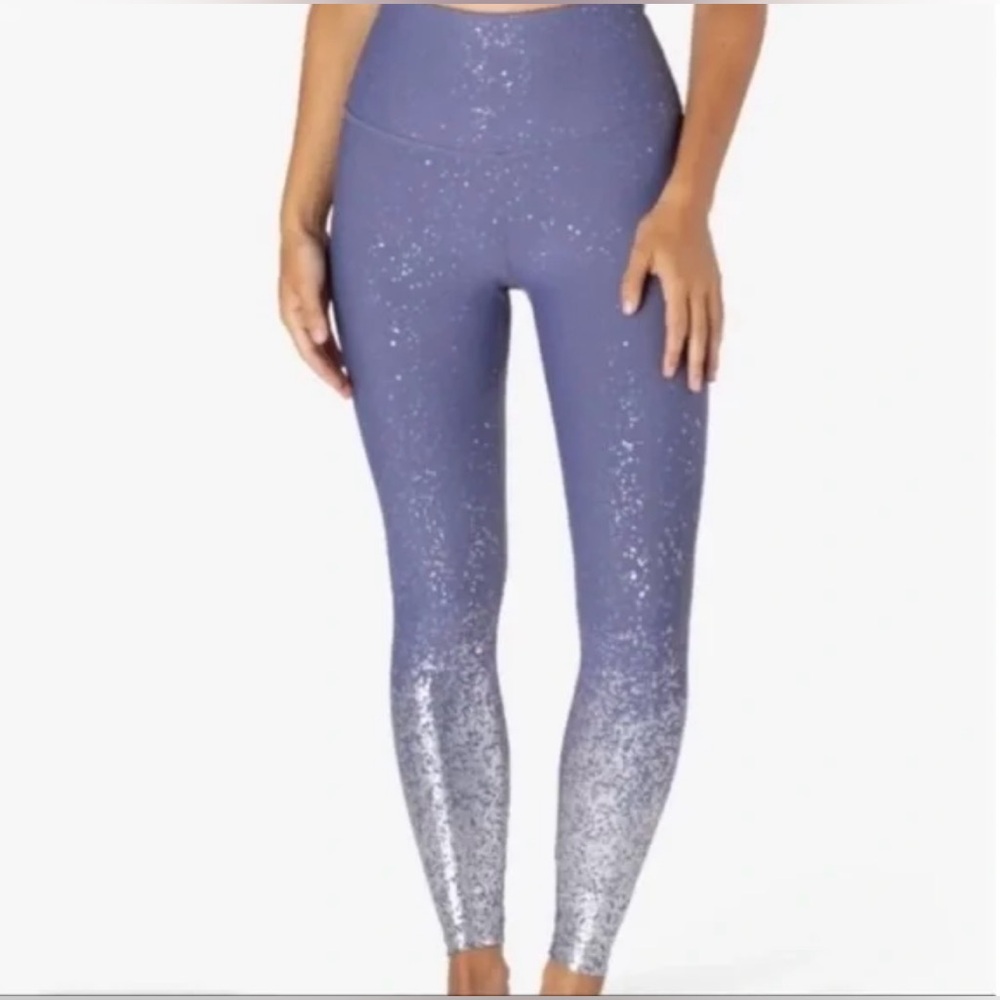 Alo Yoga Alloy Ombré Purple Leggings